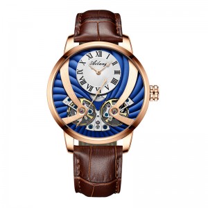 Double Tourbillon watch men's mechanical watch fully automatic hollowing out