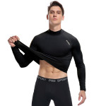 Tight men's long sleeved sportswear light pressure comfortable breathable fitness clothes fast drying men's T-shirt