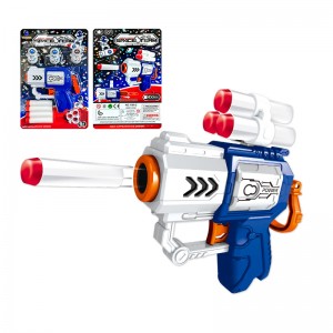 Toy gun shooting practice target set