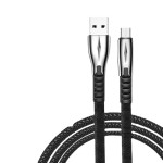 Zinc alloy fabric braid is suitable for Android data cable type-C mobile phone charging cable