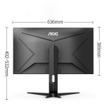 AOC 28 inch u28g2u 4K HD IPS HDR wide color gamut lifting rotary LCD computer display