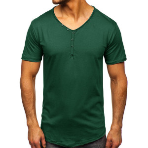 Clothing V-neck Henry T-shirt