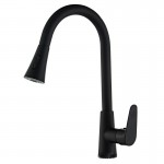 Copper cold and hot pull kitchen faucet