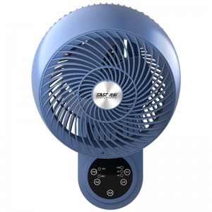 Wall mounted electric fan without punching