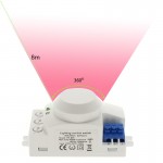 Microwave radar inductive switch optically controlled Doppler 5.8G sensor