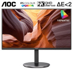 AOC q24v4 display 23.8-inch 75Hz IPS wide viewing angle HDR mode three side micro frame