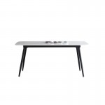 Bright rock plate family dining table