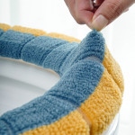 Toilet seat cushion four seasons thickened toilet cover knitted