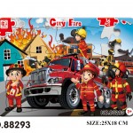 Puzzle Children's double-layer puzzle puzzle 16 pieces of paper