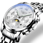 Kassaw fully automatic mechanical watch men's watch hollow luminous waterproof fine steel men's Watch