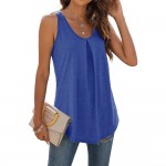 Round neck swallow tail vest T-shirt