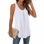 Round neck swallow tail vest T-shirt