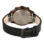 Multifunctional men's watch with calendar disk and belt