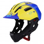 Full face child safety helmet (detachable)