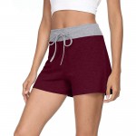 Color matching LACE UP SHORTS Yoga Pants