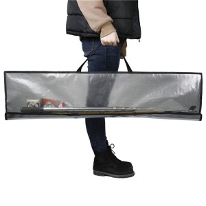 Transparent PVC fishing rod bag
