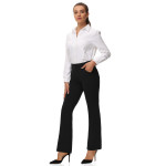 Autumn winter women's sports casual trousers elastic pocket