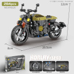 Lego building block small particle motorcycle series
