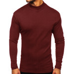 Men's wear with thickened warm high collar and long sleeves in autumn and winter