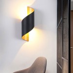 Creative torch wall lamp