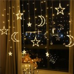 Star Moon curtain light series plug-in LED
