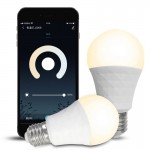 Intelligent remote control LED bulb E27 screw port