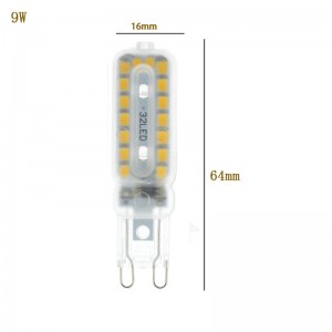 7W transparent lampshade-32 lamp-220v dimmable