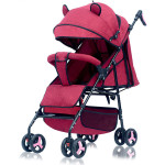 Stroller foldable children's trolley multifunctional, can sit and lie light