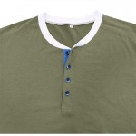 Long sleeve round neck Henry shirt