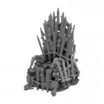 Iron Throne block toy model compatible with LEGO