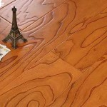 Elm solid wood multilayer floor
