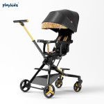 Playkids walking baby two-way stroller can sit and lie down portable folding trolley high landscape