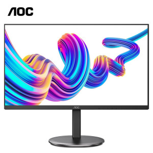 AOC q24v4 display 23.8-inch 75Hz IPS wide viewing angle HDR mode three side micro frame