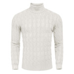 Long sleeved knitwear foreign trade men's high neck bottomed shirt