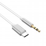 Type-C to 3.5mm audio cable car stereo