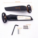 Motorcycle rear-view mirror General mirror for sports car refitting