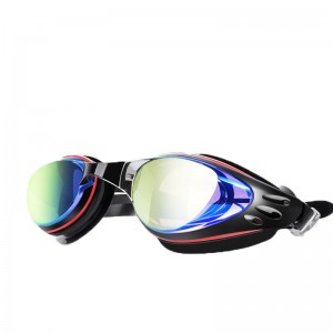 Electroplated high-definition swimming goggles
