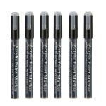 0.7mm acrylic marker Six black