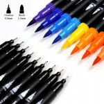 Double headed watercolor pen 12 color suit