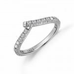 Silver Bright Row Diamond Ring