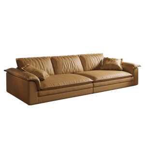 3M light luxury modern simple living room ultra wide sitting deep down fabric sofa