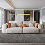 2.8m latex sofa, simple and modern