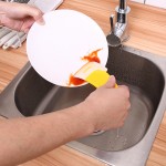 Silicone scraper pan cleaning scraper