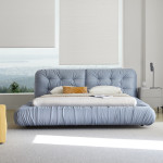 Nordic Light luxury cloth bed Italian style