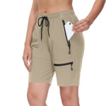 Women's loose outdoor woven thin mountaineering shorts