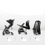 Pouch stroller can sit and lie down, portable and folding stroller umbrella car