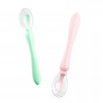 Newborn Baby Spoon Baby silicone spoon children's tableware