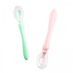 Newborn Baby Spoon Baby silicone spoon children's tableware