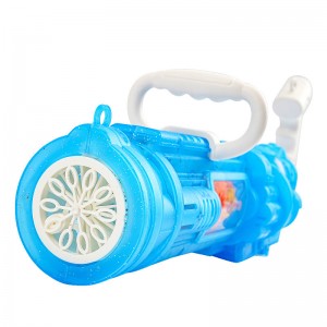 Ten hole Gatling bubble gun children's electric hand-held light bubble blowing machine