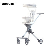 Cooghi cool ride baby stroller artifact can sit and lie baby stroller light foldable high landscape baby stroller